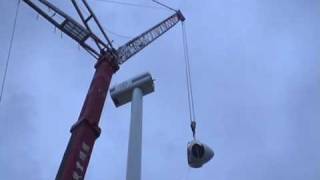 GOTTWALD AMK1000103 Installation of wind power as part of the work of film [upl. by Innek940]