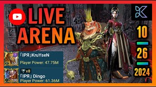 Raid Shadow Legends  Live Arena  IPR KruYseN and IPR Dingo  Saturday Afternoon Battles [upl. by Hosfmann]