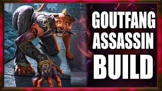 Skyrim SE Builds  The Goutfang Assassin  Toxic Claws Modded Build [upl. by Lavena]