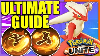 How to play BLAZIKEN in Pokemon Unite Ultimate Guide [upl. by Irtemed]