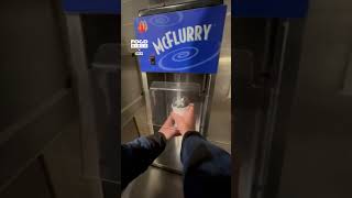 Guy mixes his own McFlurry 😂🍦 🎥 Collab [upl. by Gnok]