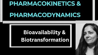 BIOAVAILABILITY amp METABOLISMBiotransformationPharmacology [upl. by Nylasor]