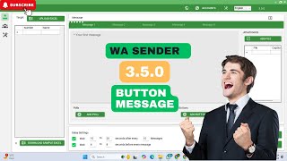 Wasender 35  Button Message  Call to action Button with WA Sender latest version [upl. by Alysoun462]