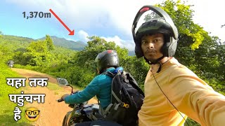 Top of Parasnath Hills by Bike  Highest Mountain Peak of Jharkhand 🏞️  RvR Vlogs [upl. by Ahsenek650]