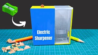 How To Make A Electric Sharpener At Home [upl. by Leahcym890]