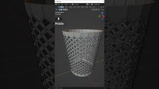 Blender Modeling  Complex shape  Dust Bin  Blender Tutorial [upl. by Akinad]