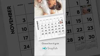 Personalised Wall Calendars from Snapfish [upl. by Gunnar]