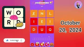 WordBrain Halloween Event October 20 2024  All Parts Answers [upl. by Pich362]