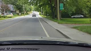 Drive to Canusa Street and eventally to the Haskell Free Library on the CanadaUS border [upl. by Ogir]