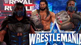 WWE 2K22 MyRISE  ROYAL RUMBLE amp WRESTLEMANIA 38 HELL IN A CELL WWE TITLE MATCH EPISODE 17 [upl. by Jsandye]