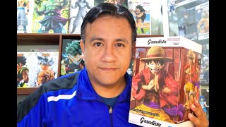 Figura Monkey D Luffy  Grandista  Unboxing en español [upl. by Susejedairam]