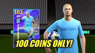 Trick To Get 102 Rated E Haaland In eFootball 2025 Mobile  Haaland trick efootball 2025 [upl. by Dirgni]