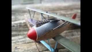 Manfred Von Richthofens Albatros DVa The Red Barons Plane model [upl. by Kcirdez]