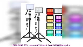 Top BEST Led Video Light Camera Photography Lighting Kit With Tripod Stand 4 Co [upl. by Arriek454]