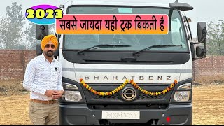 BHARAT BENZ 1415 6 TyreBS6 2023 MODEL REVIEW IN HINDI भारत बेंज की सबसे जायदा यही ट्रक बिकती है [upl. by Lenna]