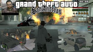 GTA SAN ANDREAS  GTA SA WASTED  GTA SA BUSTED  EB 92 GAMER [upl. by Suoicul670]