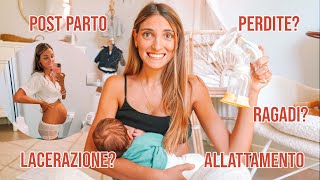 IL MIO POST PARTO  allattamento🤱🏼 [upl. by Onder]