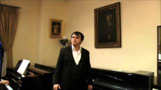 Dante Zuccaro sings Tyndaris by Reynaldo Hahn [upl. by Korry709]