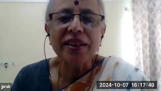 Ep 204  Importance of social relationships by Dr Indira Jai Prakash  VMS Webinar Series [upl. by Hazlett70]