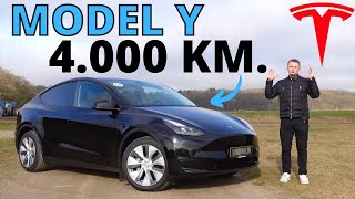 KØRER 4000 KM I TESLA MODEL Y Kan jeg anbefale den [upl. by Sheelagh]