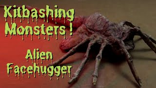 Kitbashing Monsters  Alien Facehugger  Creature Kitbash  Dark Nook [upl. by Aiet]