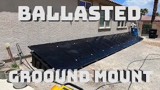 Corigy Ballasted Ground Mount  Install on my house [upl. by Damales912]