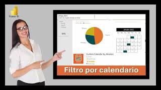 Power BI Custom Calendar by Akvelon [upl. by Sophi]