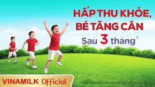 Quảng cáo sữa bột Vinamilk Dielac Grow Plus Mới  Hấp thu khỏe bé tăng cân sau 3 tháng [upl. by Singer]