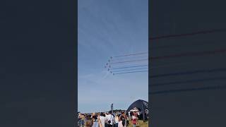 Patrouille de France 2024 breizhairshow aviation paf patrouilledefrance avion [upl. by Alimac]