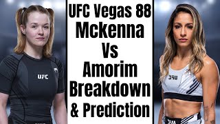 UFC Vegas 88 Cory Mckenna Vs Jaqueline Amorim Breakdown And Prediction Updated [upl. by Arras]