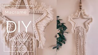 DIY ⭐️ Macramé nástěnná hvězda by MACRAMÉ SVĚT [upl. by Coughlin]