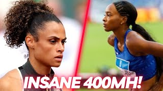 What Sydney McLaughlinLevrone JUST DID To Dalilah Muhammad Is INSANE  US Olympic Trials 2024 [upl. by Pinckney]