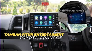 Tambah fitur entertaiment di mobil toyota granAce mobil baru fitur entertaiment kurang [upl. by Elohcim]