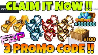 3 PROMO CODE CLAIM IT NOW  SUMMONERS WAR [upl. by Ellehcil]