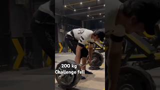 No lift challenge weight 200 kg parvez Khan shortsviral motivation youtubeshorts [upl. by Airehc939]