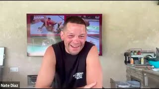 Nate Diaz talks Jorge Masvidal boxing saga wants Leon Edwards ufc title shot DiazMasvidal [upl. by Paton]