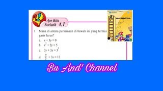 Ayo Kita Berlatih 41 halaman 145 Matematika Kelas 8 Bab 4 Persamaan Garis Lurus [upl. by Suirada]