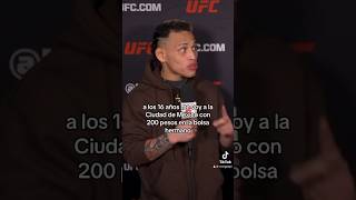 Luis Ronaldo Rodriguez ‘Lazy Boy’ llegó a CDMX con 16 años y con 200 pesos Ahora debuta en UFC [upl. by Valerian]