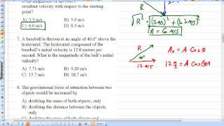 Regents Physics Mid Term Review Multiple Choice 120 [upl. by Baerman148]