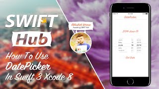 How to Use DatePicker in Swift 3 Xcode 8 [upl. by Budge472]