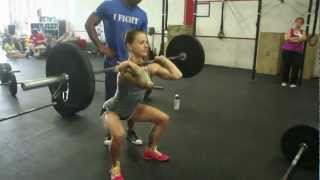 Crossfit Thruster Demo [upl. by Nosyt]