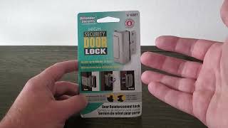 Defender Security Door Lock for Home Security  Review amp Installation [upl. by Asilak]