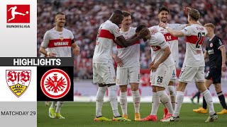 VfB Stuttgart  Eintracht Frankfurt 30  Zusammenfassung  Bundesliga 202324 [upl. by Milman]