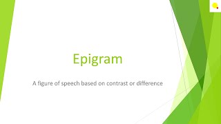 EpigramDefinitionExamplesConceptliterarydevices epigram [upl. by Adieno]