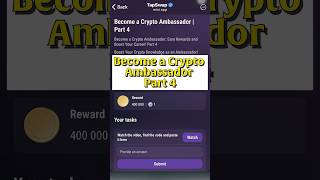 Become a Crypto Ambassador Part 4 Tapswap Codetapswap crypto [upl. by Weinstein]