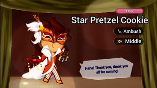 Star Pretzel Cookie Cookie Run Kingdom OC pull animation [upl. by Auhsaj]