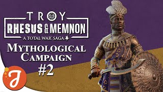 CRUSHING CRETANS  Memnon Mythos Campaign 02  A Total War Saga TROY [upl. by Perry]