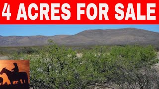 Arizona 4 Acres For Sale Owner Financed [upl. by Anigue82]