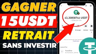 🔥usdt gratuit sans investissement  gagner des Usdt en illimité sans investir 🔥 [upl. by Garek340]