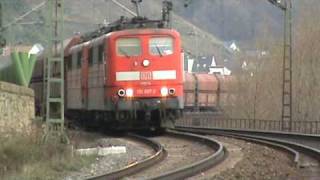 BR151 in Doppeltraktion mit Erzzug nach Bonn [upl. by Anelrahs]